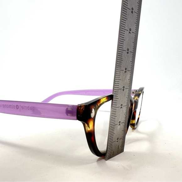 Gabriel + Simone Womens Reading Glasses Aimee +1.25 Tortoise And Purple - Picture 9 of 12